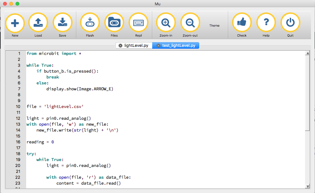 mu editor